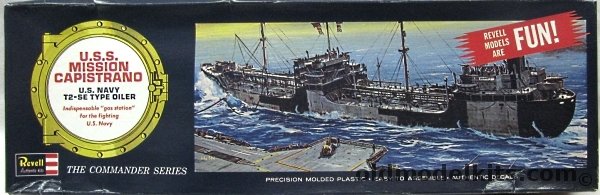 Revell 1/400 US Navy T2-SE (T-2) Oiler Mission Capistrano / Buenaventura / San Fernando / Santa Clara, H342 plastic model kit